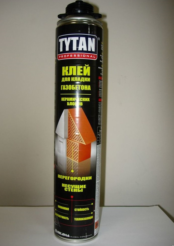 Клей-пена для газобетона Титан