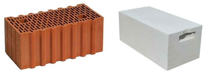 Сравнение газобетона и теплой керамики